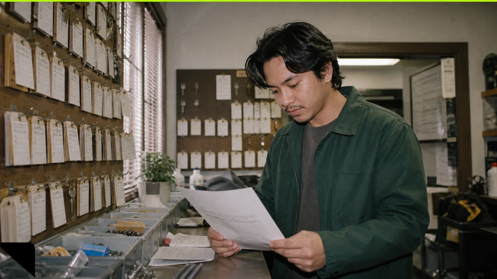 California good-faith repair estimate reviewed beside an itemized deposit statement and contractor contact details