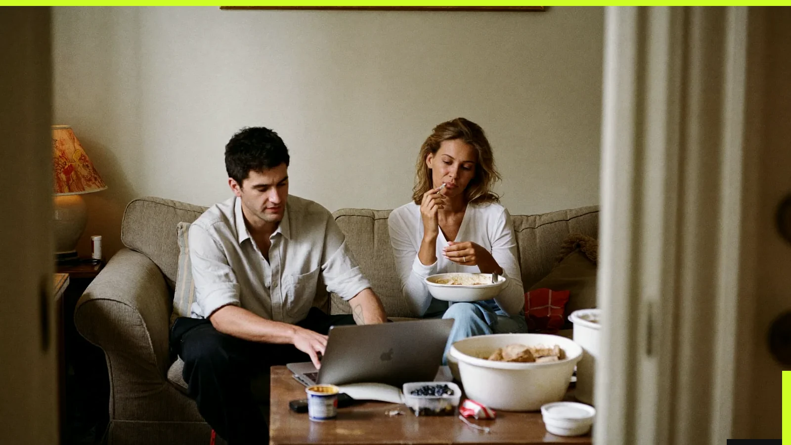 California renter comparing security deposit deductions with receipts and apartment photos