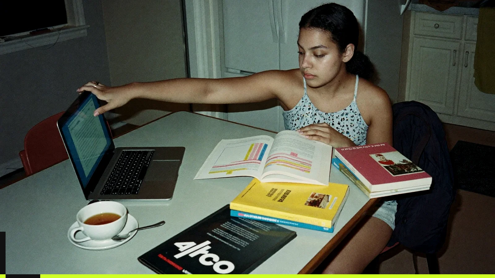 Renter drafting a concise security deposit demand letter beside organized evidence