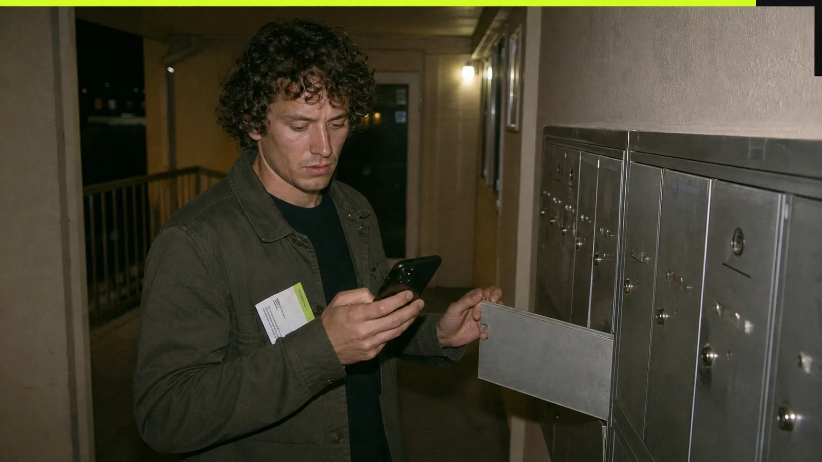Unanswered security deposit messages beside a dated final demand and delivery receipt